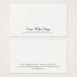 Minimalistische Schrift Stecker Ohrring Display Ka