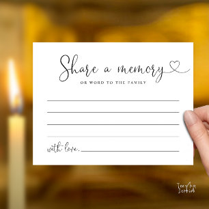 Minimalistische Schriftart - Gedenkkarten für Beer Postkarte