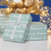 Minimalistische Schriftzeichen von Bridesmaid