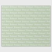 Minimalistische Schriftzeichen von Bridesmaid Geschenkpapier (Flach)