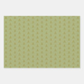 Minimalistische Schwarz-Gold-Monogramm Geschenkpapier Set (Vorderseite 3)