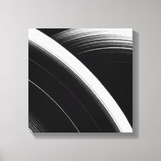 Minimalistische Schwarz-Weiß-Abstrakte Wand Kunst  (Vorderseite)