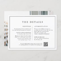 Minimalistische Schwarz-Weiß-Foto-Hochzeitsdetails