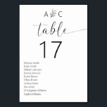 Minimalistische Schwarz-Weiß-Hochzeit Tischnummer<br><div class="desc">Entspannen Sie bei der Gestaltung Ihres Hochzeitsempfanges mit unseren Minimalistischen Schwarz-Weiß-Tischnummern der Moderne Hochzeit, einer eleganten und stilvollen Ergänzung, die zeitlos modernes Design mit zeitloser Eleganz verbindet. Jede Tischnummer in dieser Kollektion bietet ein minimalistisches Schwarz-Weiß-Farbschema, das sich durch Eleganz und Vielseitigkeit auszeichnet, um jedes Hochzeitsthema oder jede Farbpalette zu ergänzen....</div>