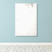 Minimalistische Schwarz-Weiß-Kunst | Flüsterelegan Leinwanddruck (Insitu (Holzboden))