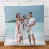 Minimalistische Schwarz-Weiß-Monogramm Kissen