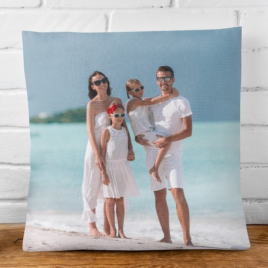 Minimalistische Schwarz-Weiß-Monogramm Kissen