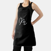 Minimalistische Schwarz-Weiß-Monogramm
