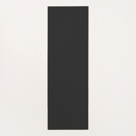 Minimalistische Schwarz-Weiß-Monogramm Yogamatte (Rückseite)