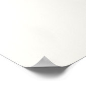 Minimalistische Schwarz-Weiß-Wildblumen-Linienstud Poster (Ecke)