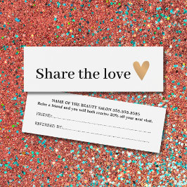 Minimalistische Schwarz-weiße Imitate Goldene Herz