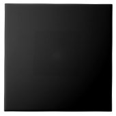 Minimalistische schwarze Katzensilhouette Fliese (Vorderseite)