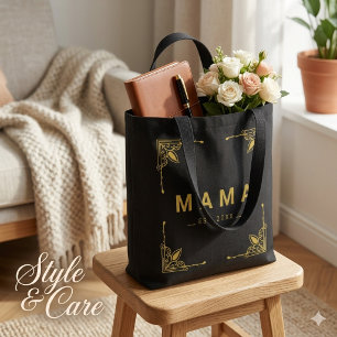 Minimalistische schwarze Mama-Tasche für den tägli Tasche