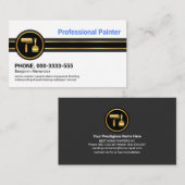 Minimalistische schwarze Schicht Gold Lines Visitenkarte (Vorne/Hinten)