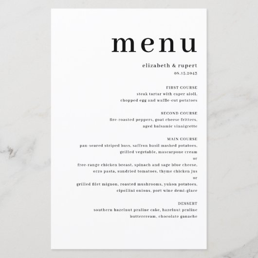 Minimalistische schwarze Serif-Script-Typografie-M (Vorderseite)