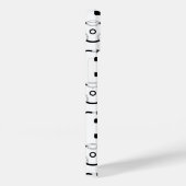 Minimalistische Schwarzgymnastikausrüstung Case-Mate iPhone Hülle (Rückseite / Rechts)