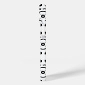 Minimalistische Schwarzgymnastikausrüstung Case-Mate iPhone Hülle (Rückseite / Links)