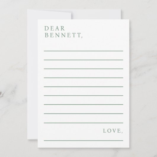 Minimalistische Script Time Kapsel Kinderduschkart Einladung (Vorderseite)