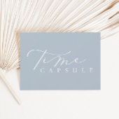 Minimalistische Script Time Kapsel Kinderduschkart Einladung