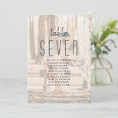 Minimalistische Seekarte für Hochzeiten Foto (Stehend Vorderseite)