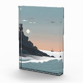 Minimalistische Seekunst Fotoblock (Rechts)