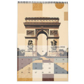 Minimalistische Sehenswürdigkeiten Kalender (Jan 2026)