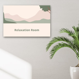 Minimalistische Serenlandschaft Poster