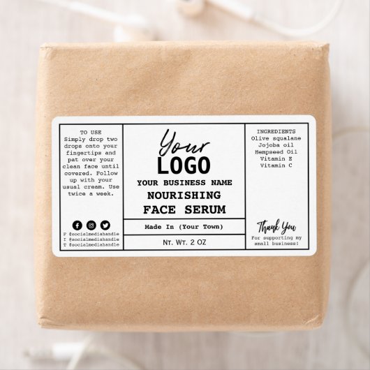 Minimalistische Serumschilder (Insitu)