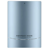 Minimalistische Shiny Imitate Blue Background Klemmbrett (Rückseite)