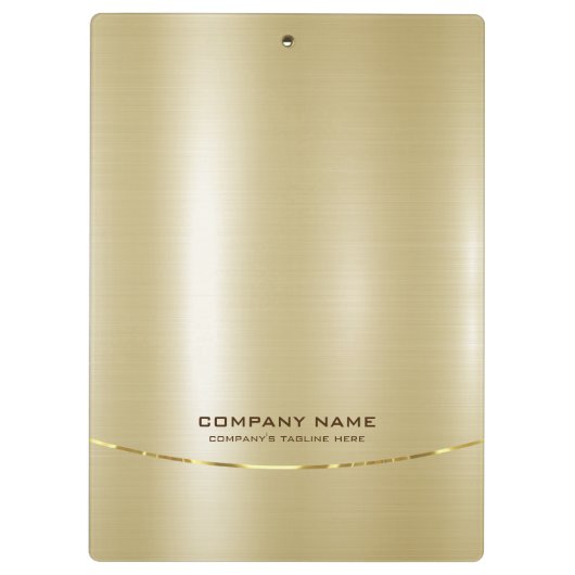 Minimalistische Shiny Imitate Gold Hintergrund 2 Klemmbrett (Rückseite)