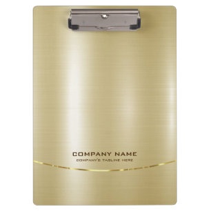 Minimalistische Shiny Imitate Gold Hintergrund 2 Klemmbrett