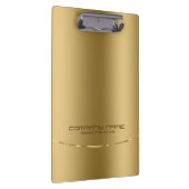 Minimalistische Shiny Imitate Gold Hintergrund Klemmbrett (Rechts)