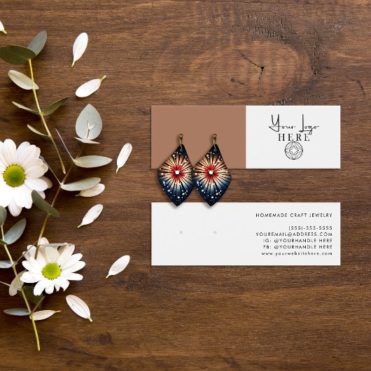 Minimalistische Sienna Brown White Logos