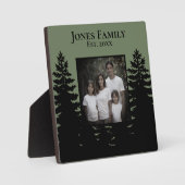 Minimalistische Silhouette Fotoplatte (Vorderseite)