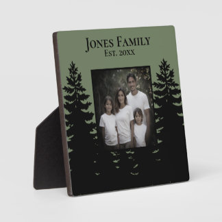 Minimalistische Silhouette Fotoplatte