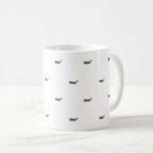 Minimalistische Skandinavienmuster Kaffeetasse (VorderseiteRechts)