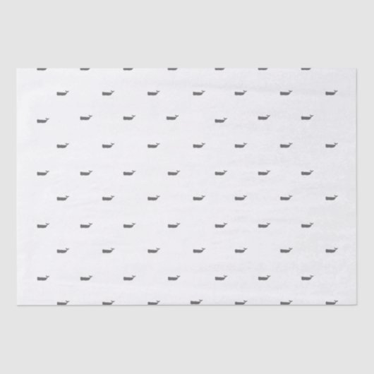 Minimalistische Skandinavienmuster Seidenpapier (Vorderseite)