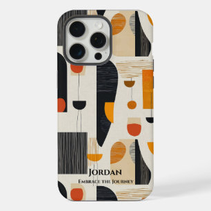 Minimalistische skandinavische Harmonie – Geometri iPhone 15 Pro Max Hülle