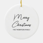 Minimalistische Skizze mit Hirschkopf Keramik Ornament (Hinten)