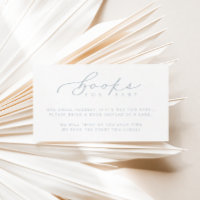 Minimalistische Skriptduschbücher für Babykarten