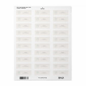 Minimalistische Smaragd-Monogramm-Hochzeitsadresse (Vorne)