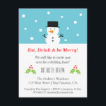 Minimalistische Snowman-WeihnachtsParty Einladung<br><div class="desc">Eine moderne und unbedeutende WeihnachtsParty Einladung für Freunde und Familie! Die Einladung kommt mit einem kleinen Schneemann,  der eine Karottennase und einen schwarzen Zylinder hat. Der Schneemann sitzt auf einem blauen Hintergrund mit fallendem Schnee. Personifizieren Sie leicht mit Ihren Partysonderkommandos im Raum,  der mit Mistelzweigen als Dekorationen versehen wird.</div>