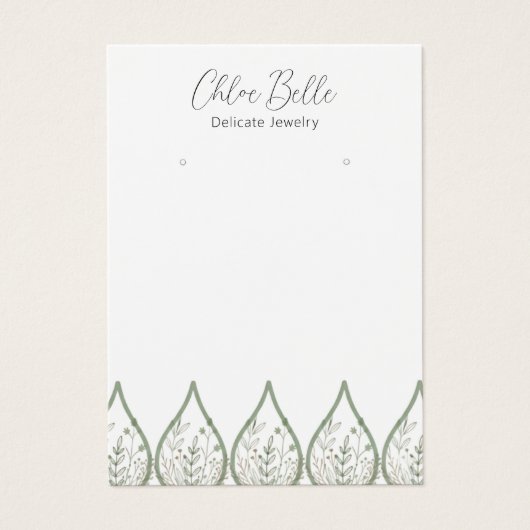 Minimalistische Soft Foliage Candle Artwork (Vorderseite)