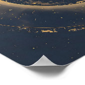 Minimalistische Solarzelle Poster (Ecke)