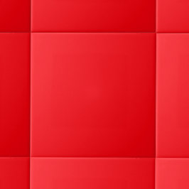 Minimalistische Solid Color | Hellrot Fliese