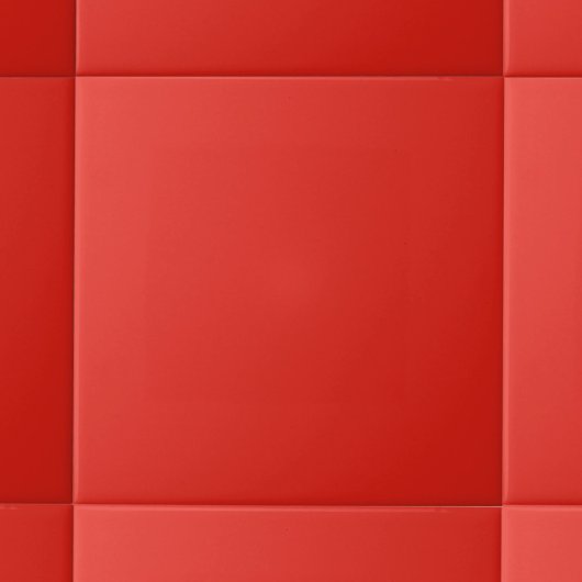 Minimalistische Solid Color | Lava Red Fliese