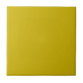 Minimalistische Solid Color | Senf Yellow Fliese (Vorderseite)