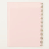 Minimalistische Sonnenmondsterne Planer (Rückseite)