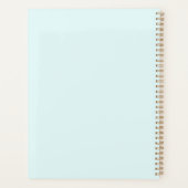 Minimalistische Sonnenmondsterne Planer (Rückseite)