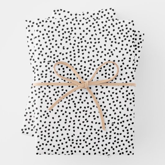 Minimalistische Spots Einfach Moderner Niedlicher Geschenkpapier Set (Beispiel)
